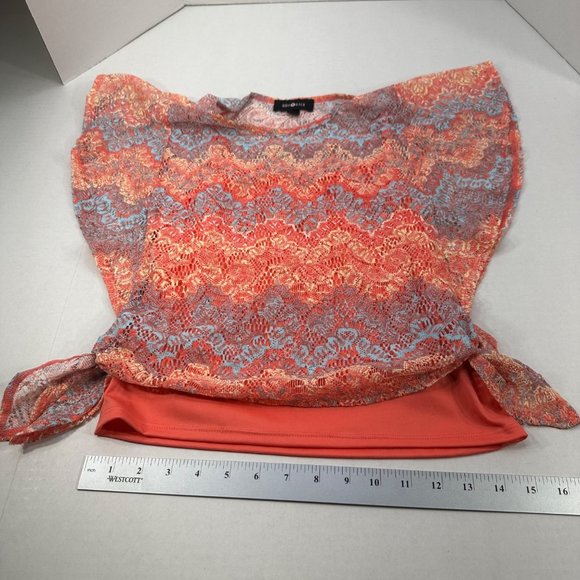 Amy Byer Girl's Sz Large 14 Skirt And Top Set Lined Ruffled Red Festive Preowned - Picture 8 of 16